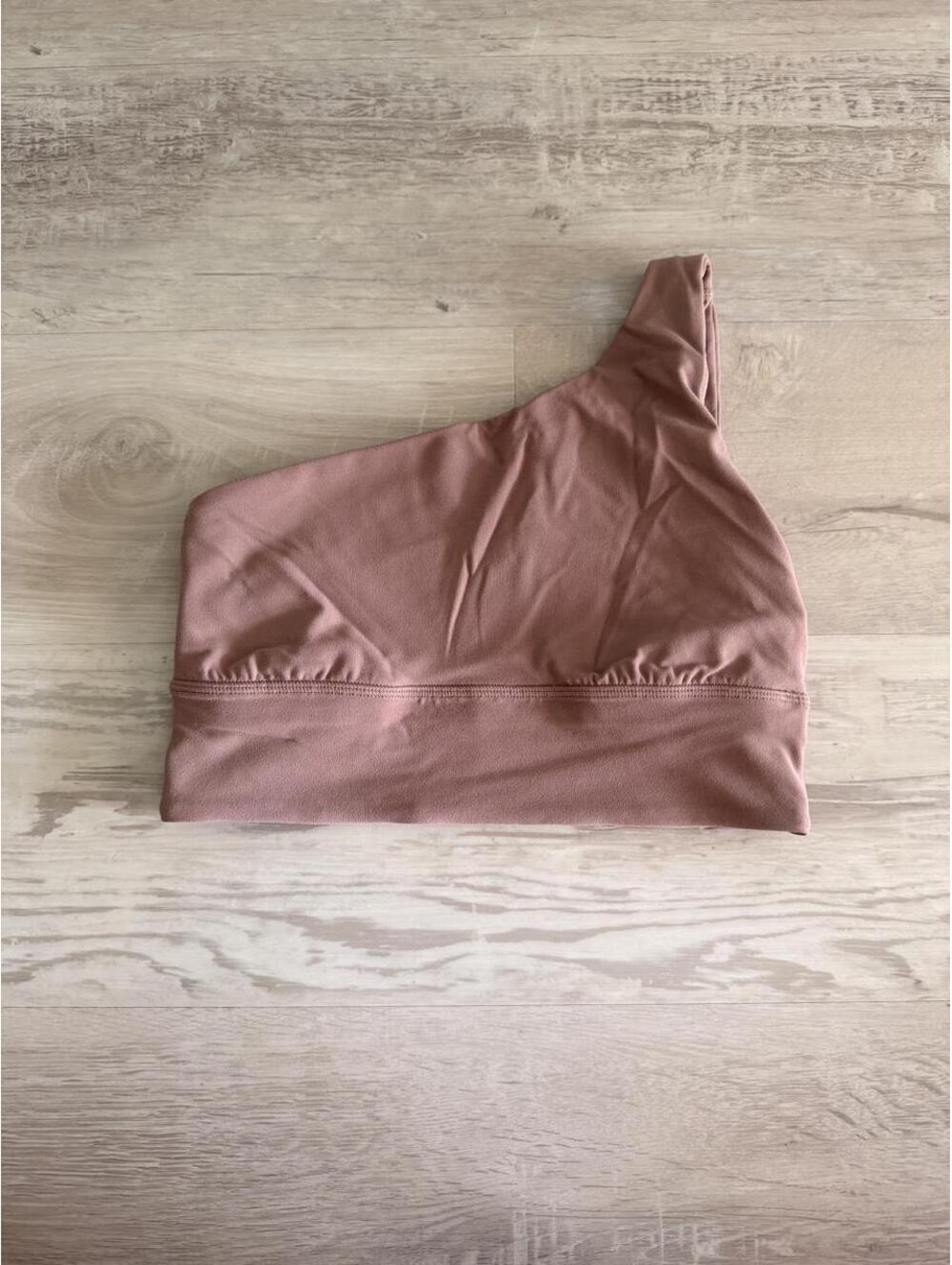 Lululemon Women's Pink and Brown Bra